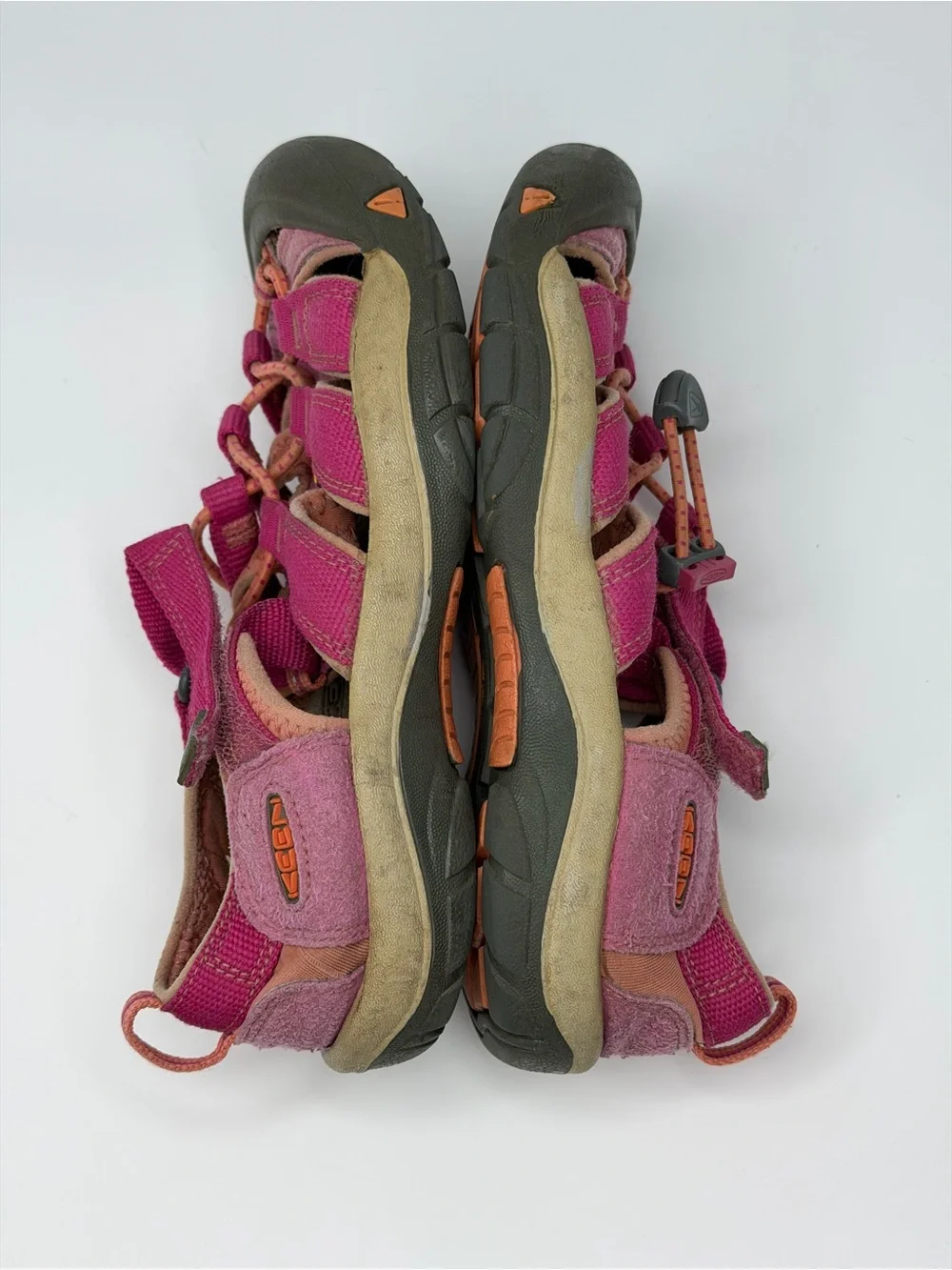 KEEN Newport H2 Kids Size 3 Pink Closed Toe Hiking Water Sandals Outdoor